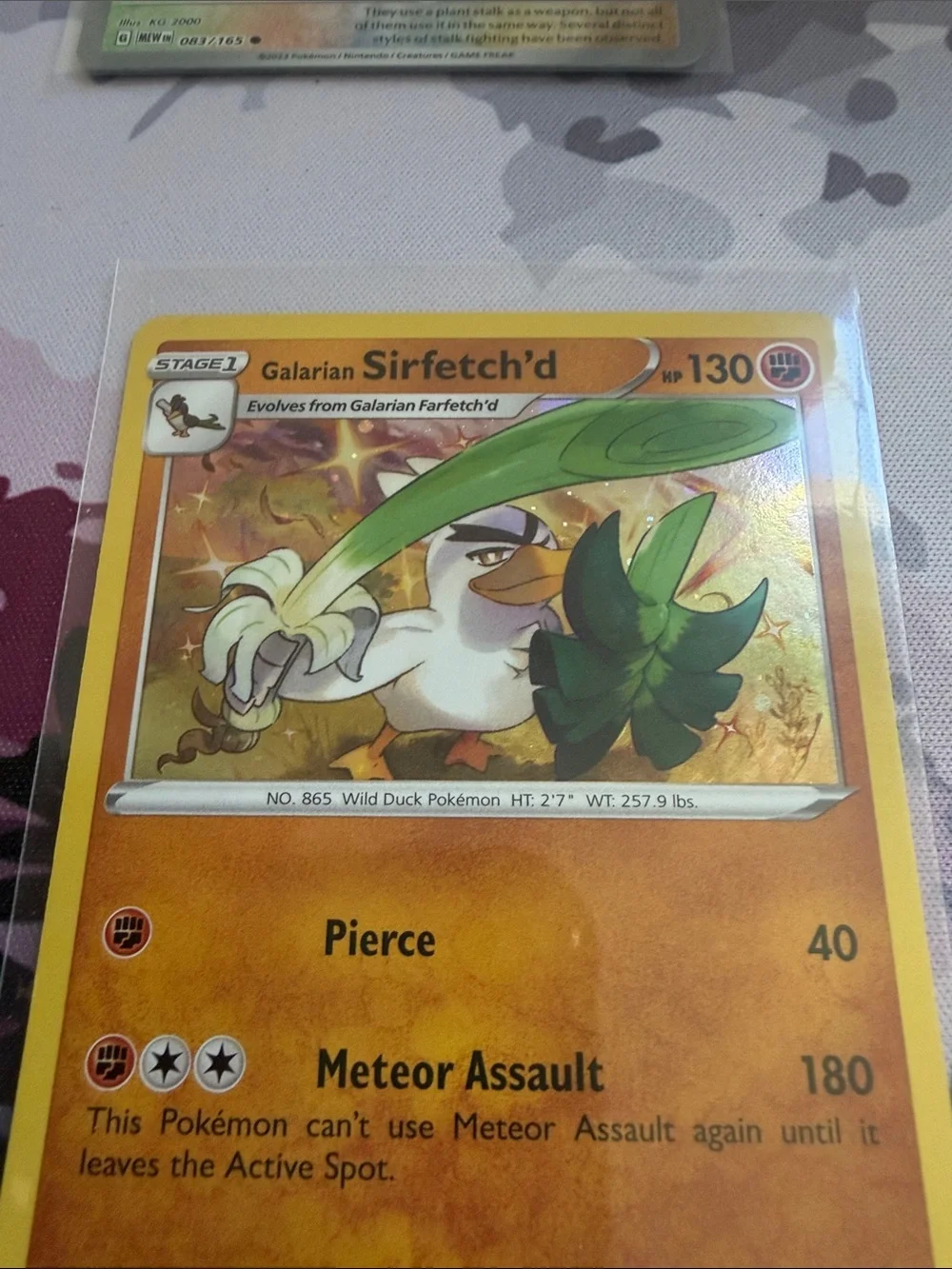 Farfetch'd & Galarian Sirfetch'd Pokémon Lot | Reverse Holo Cards ✨5/$25✨